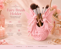 Pink Fairy Makeup Brush Holder for Vanity, Makeup Brushes, Pens and Desk Organization by LoopMePretty